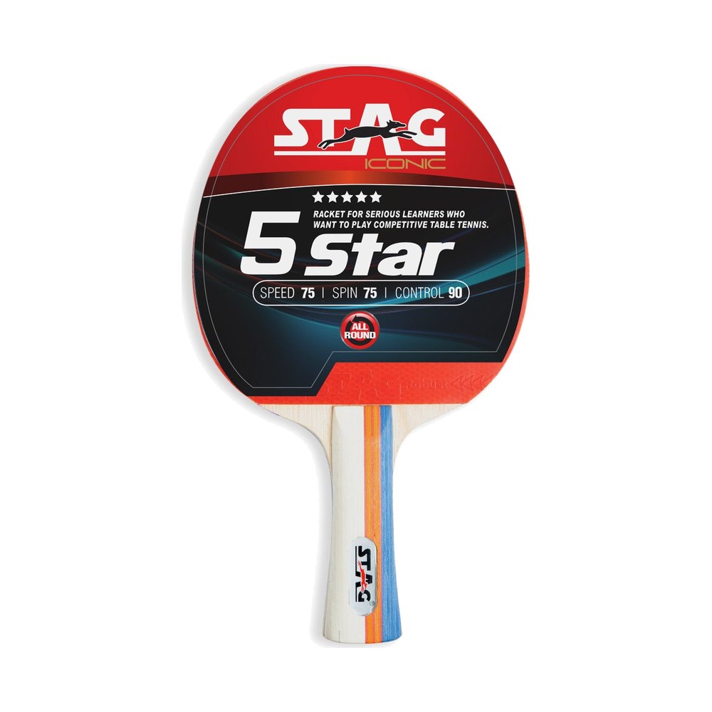 Stag Iconic 5 Star Table Tennis Racquet
